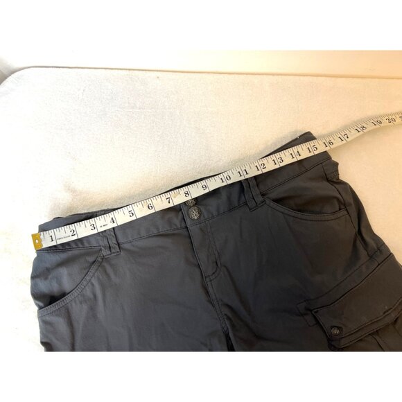 Prana Hiking Shorts Gray Womans 4 Active Walking **SEE DESCRIPTION - Picture 3 of 5